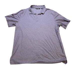 ⛳ Travis Mathew XXL Polo Shirt‎ Purple Heather Corebridge Logo Golf Casual 👕